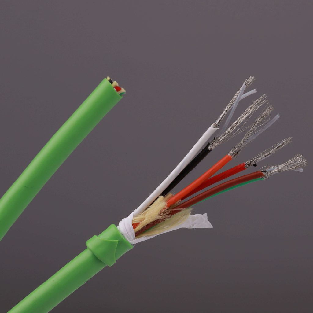 6-LEAD SHIELDED RAW MEDICAL ECG CABLE EC206S-001