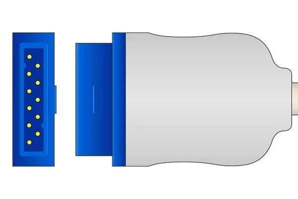  GE Marquette 11 Pins SPo2 Sensor connector Oximax