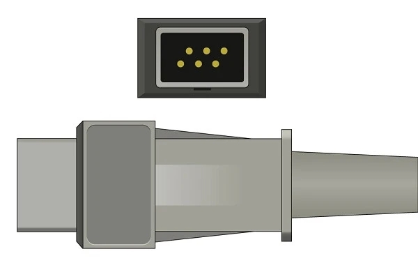 Konica Minoita 6 Pins SPo2 Sensor connector