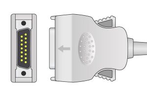 Mortara Burdick 1K Resistance ECG plug