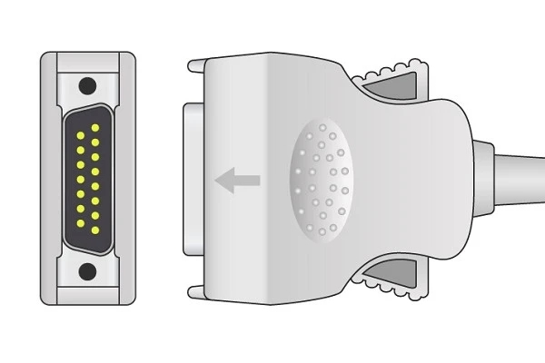  Mortara Burdick 1K Resistance ECG plug