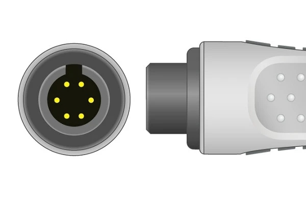 AAMI 6 Pin ECG Connector