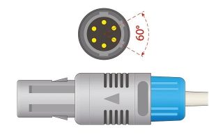 Mindray 6 Pins SPo2 Sensor 60 degree