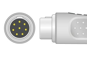 Philips 8 pin ECG trunk cable connector plug