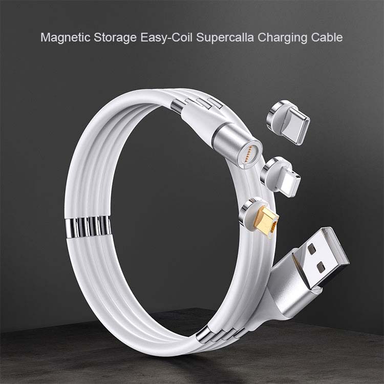 Magnetic coil Charging Cable
