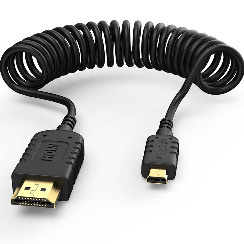 spiral hdmi cable to Micro