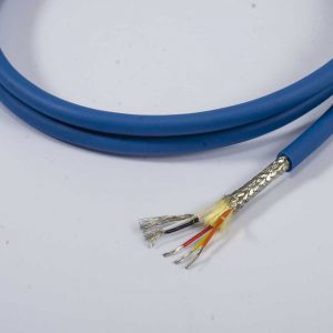 1P+3C Spo2 cable with double Braid
