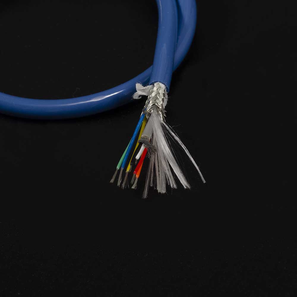 1P+5C Spo2 sensor cable Blue