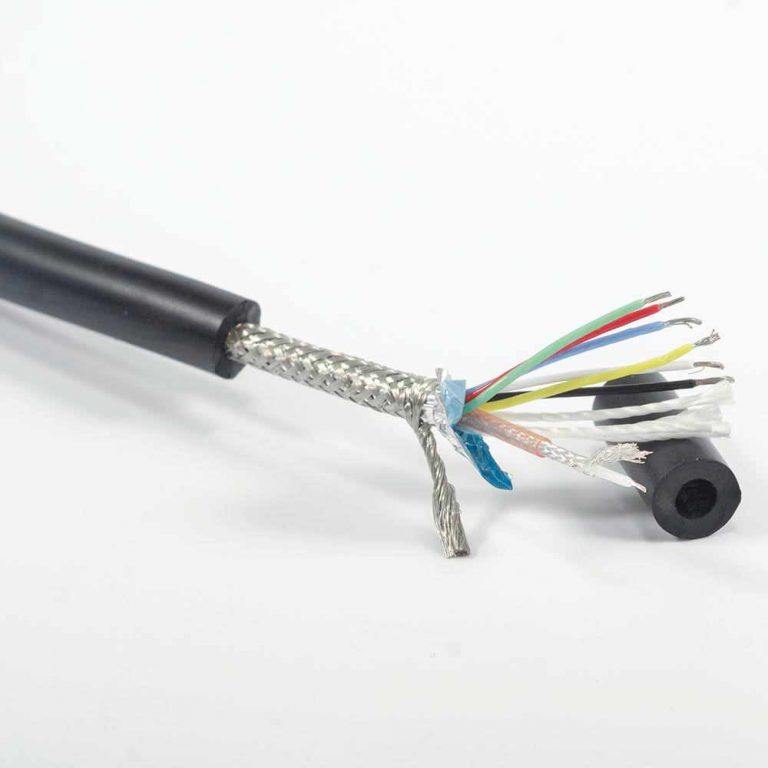 bundledTPUcablewith6teflonwireand1coax50Ω YQF Medical Cable