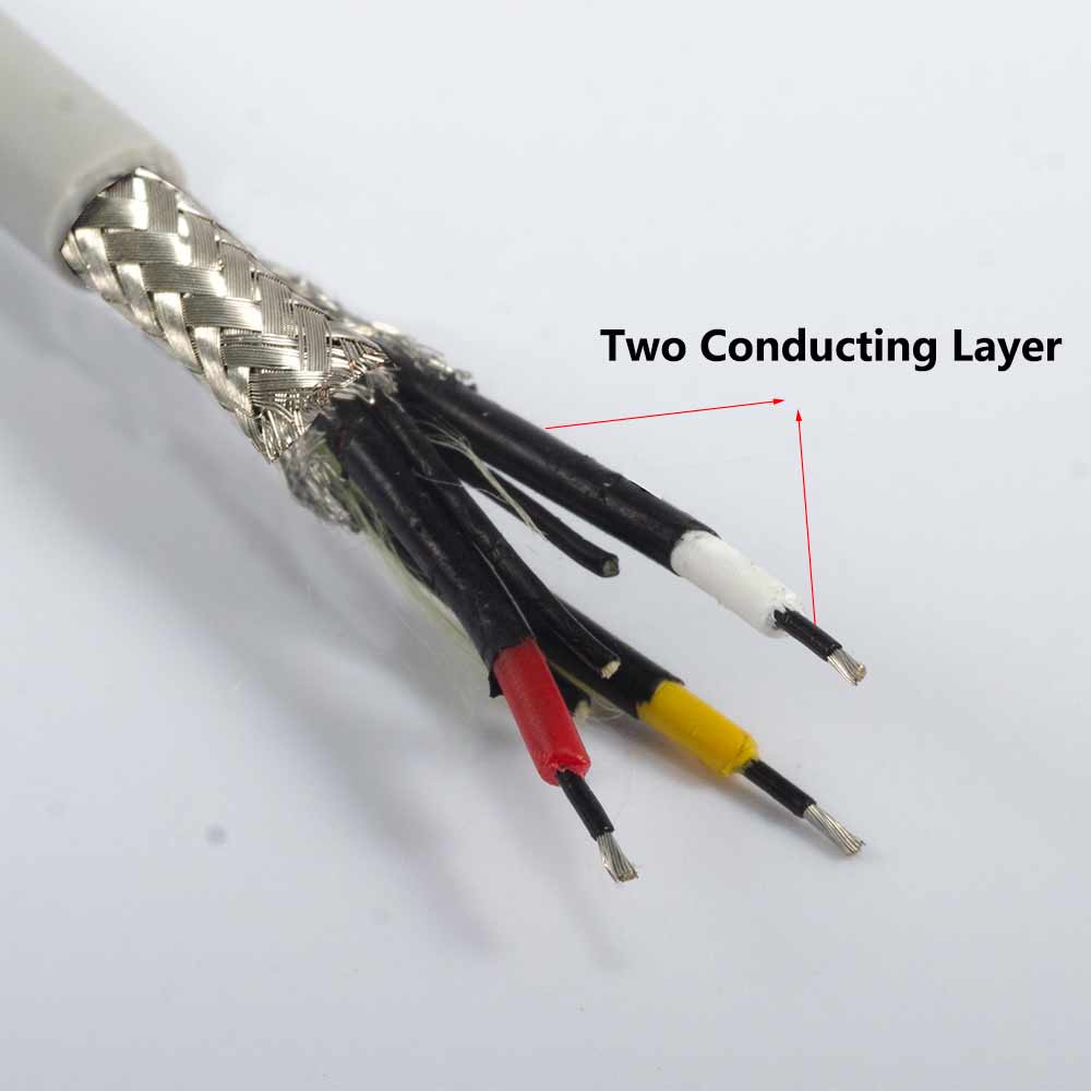 3 lead ECG cable with Special structure
