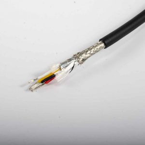 4 core shielded signal cable with AL foil and braid double shield