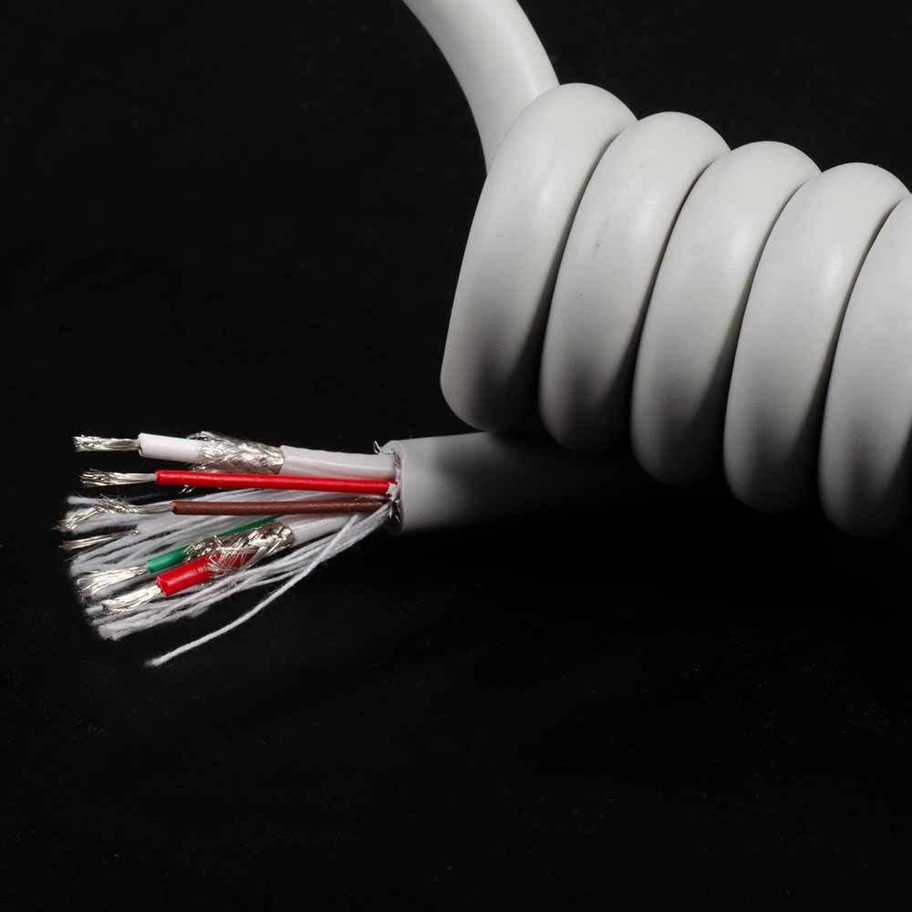 7 core shielded cable Coiled