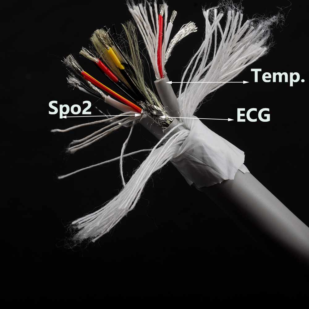 Composite Cable of ECG SPo2 and Temp