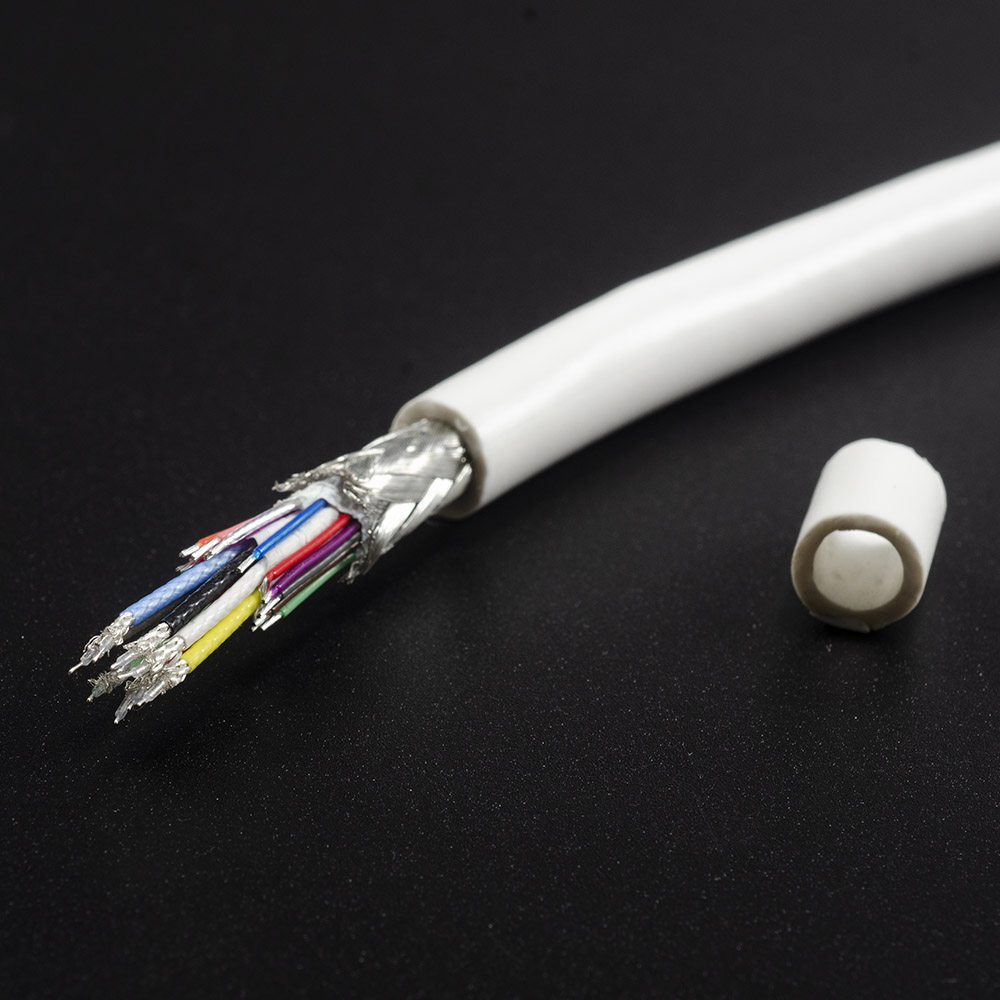 RF Coaxial Cable With 8 Coaxial 32AWG And 18x 28AWG Wire