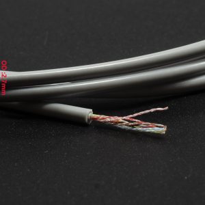 Silicon 8 Pair Twisted Wire 16 Conductor Cable Of 40awg wire