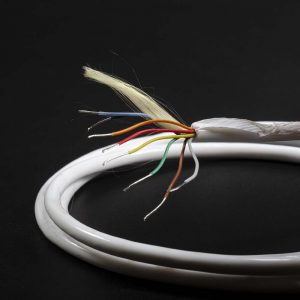 8 wire 28AWG Silicone cable White Medical silicone cable